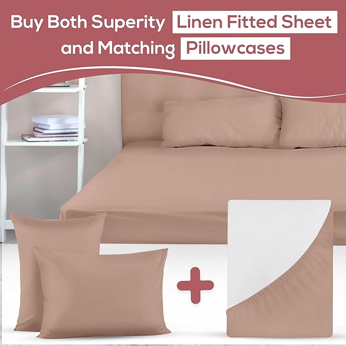 Linen Pillowcase Set - Standard - 2 Pack - 2 Piece