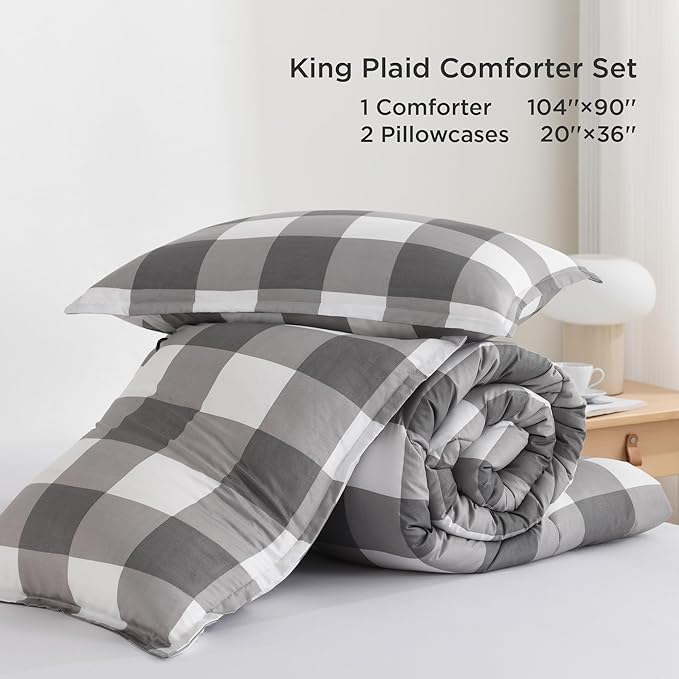 Comforter Set - King - 104 x 90 in - 3 Piece