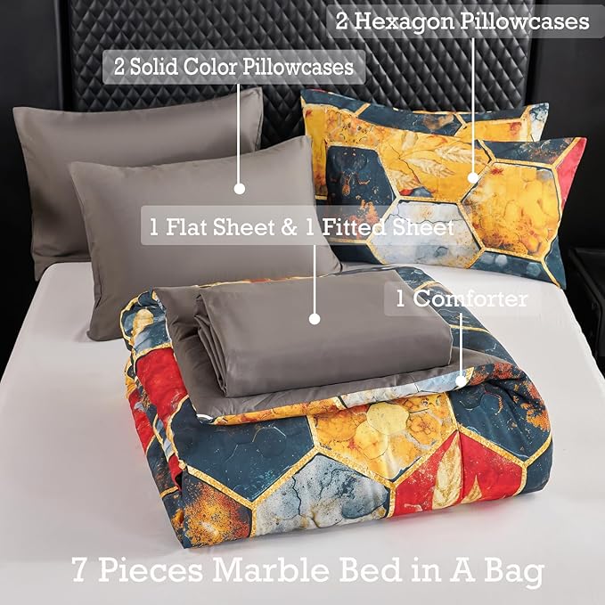 Comforter Set - California King - 7 Piece
