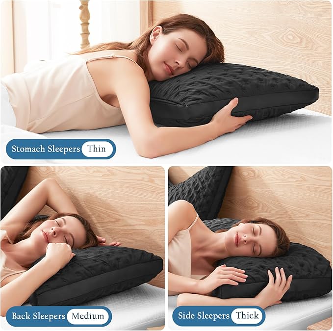 Memory Foam Cooling Bed Pillow - Standard