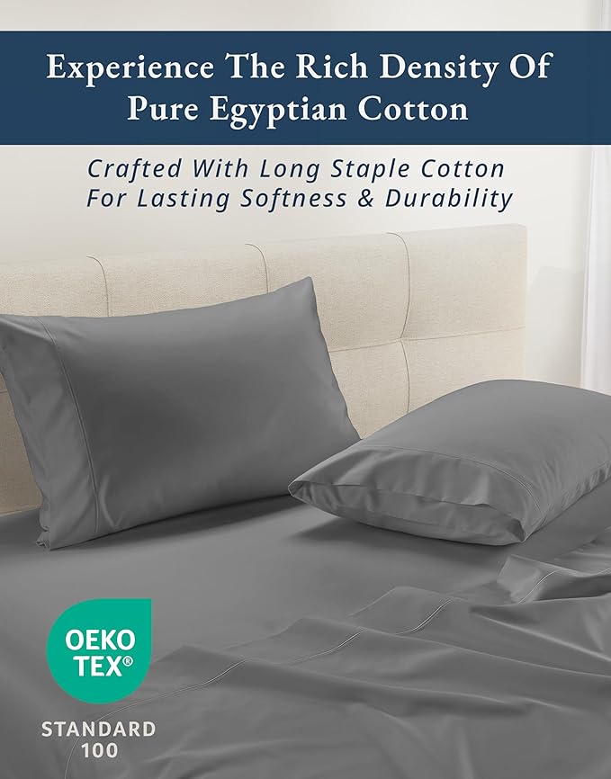 Linen Cooling Bed Sheet Set - Queen