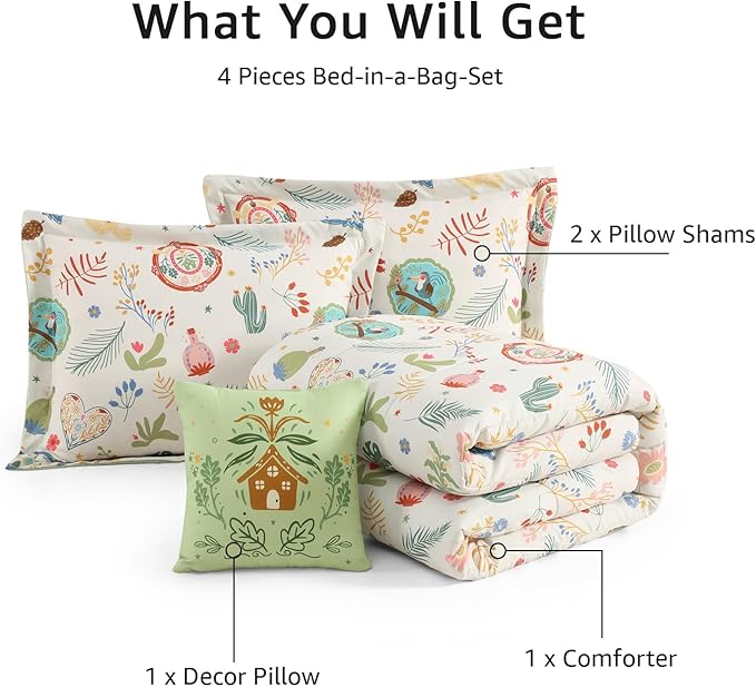 Comforter Set - Full - 4 Piece