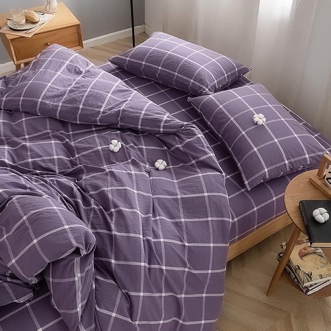 Linen Duvet Cover Set - Queen