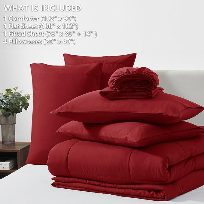 Comforter Set - King - 7 Piece