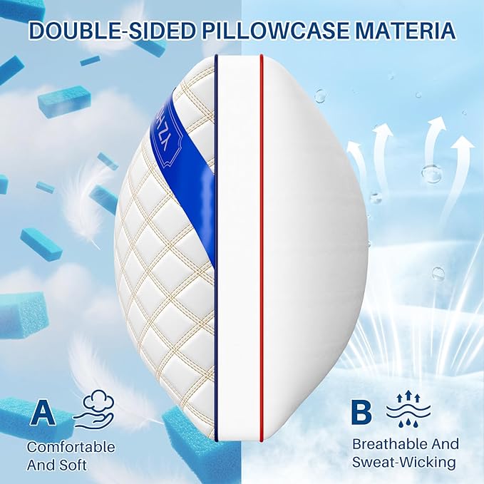 Memory Foam Body Pillow - 20 x 54 in