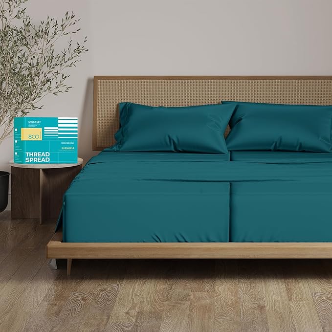 Cooling Bed Sheet Set - Split King - 16 in Deep Pocket - 5 Piece