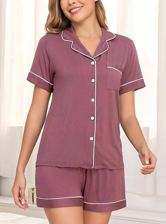 Pajama Set - Short Sleeve - 2 Piece