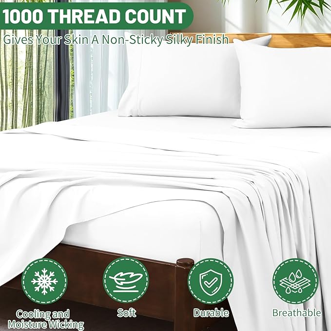 Bed Sheet Set - King - 4 Piece