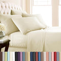 Microfiber Bed Sheet Set - Twin - 21 in Deep Pocket - 4 Piece