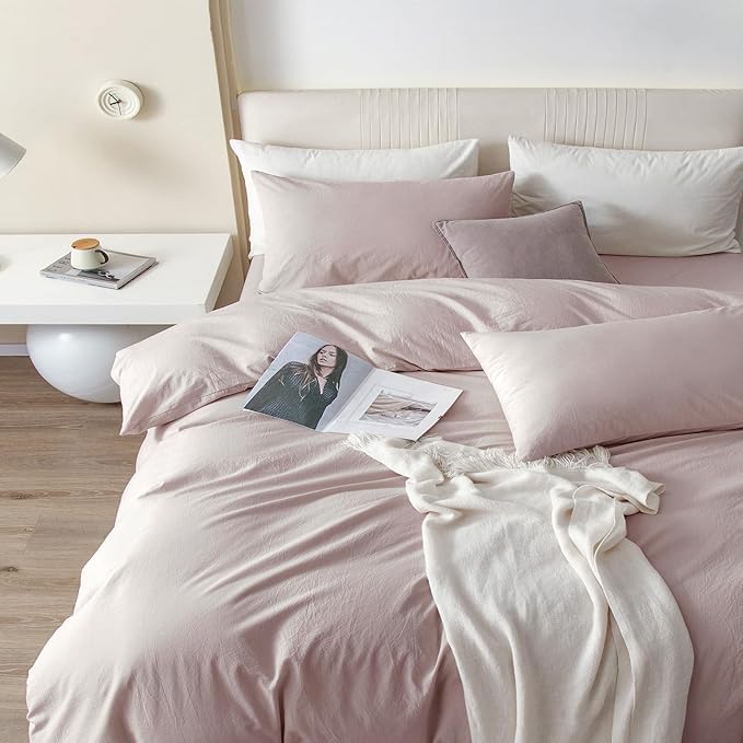 Linen Duvet Cover Set - King - 104 x 90 in - 3 Piece