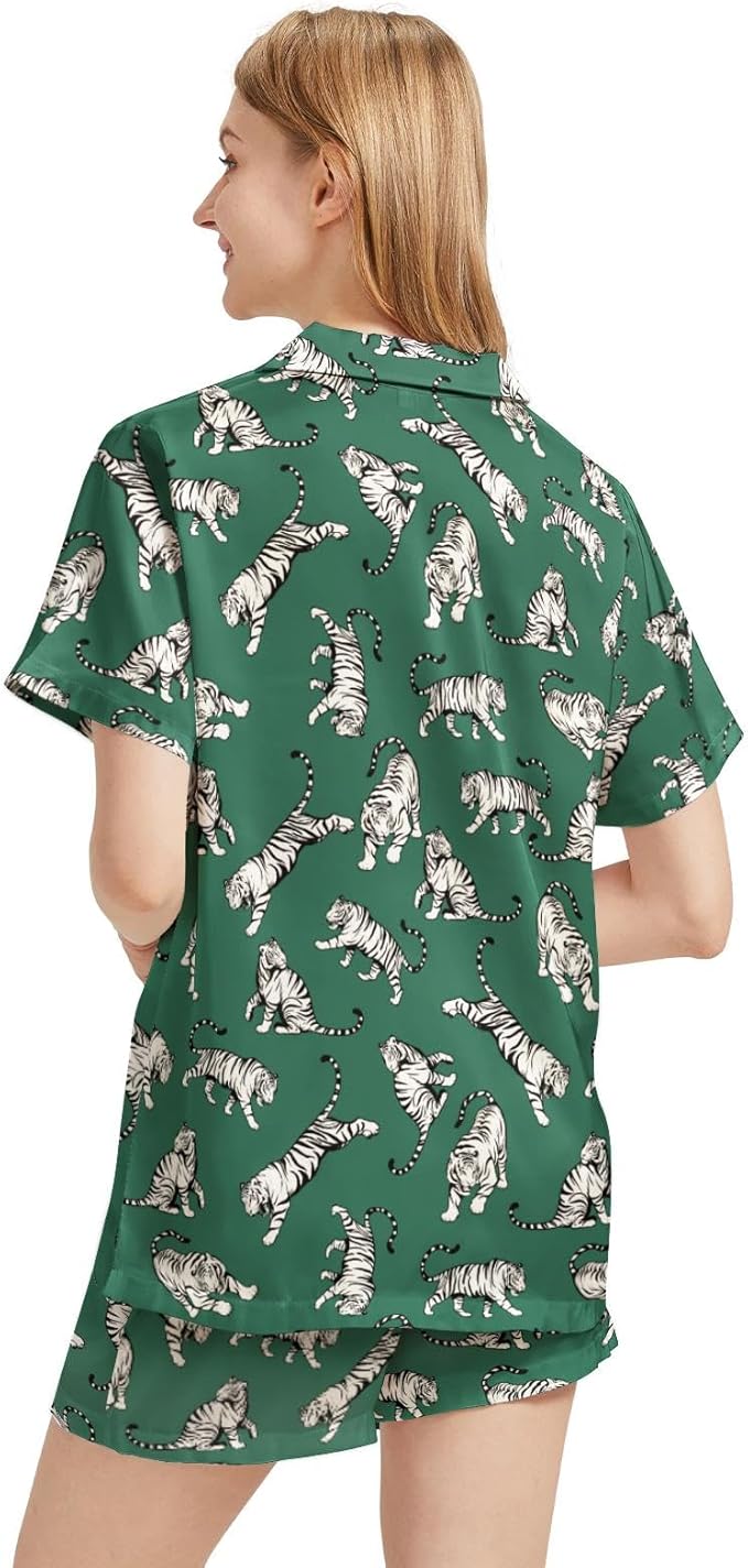 Women's Pajama Set - Short Sleeve - 2 Piece