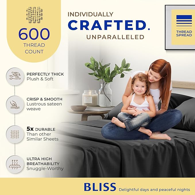 Cooling Bed Sheet Set - Queen - 16 in Deep Pocket - 4 Piece