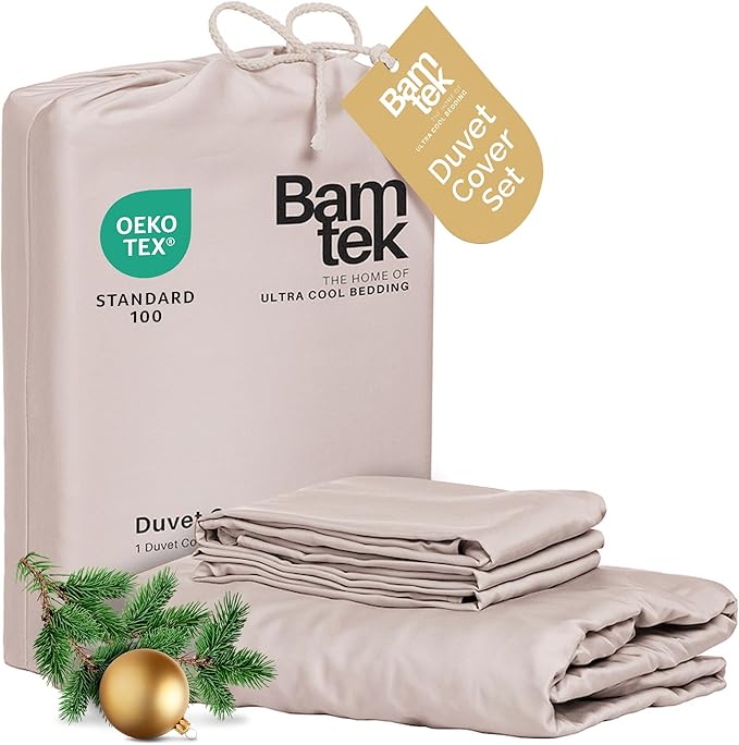 Bamboo Cooling Duvet Cover Set - Queen - 3 Piece