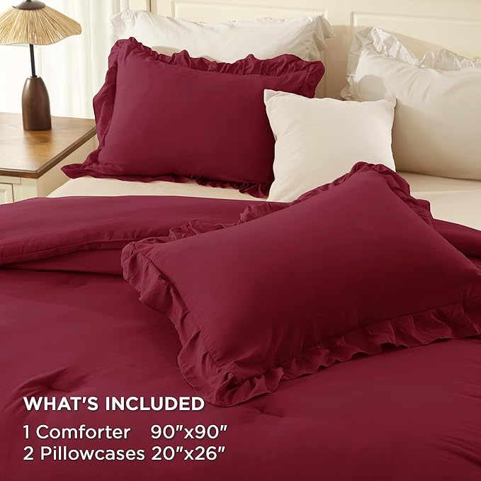 Microfiber Comforter Set - Queen - 3 Piece