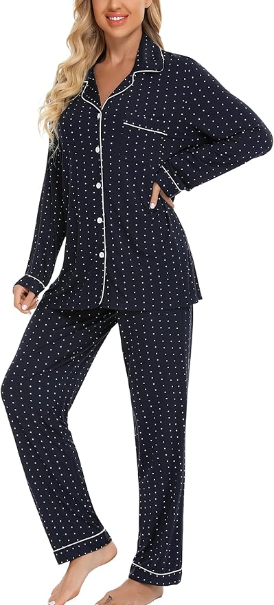 Women's Pants Pajama Set - Long Sleeve - 2 Piece