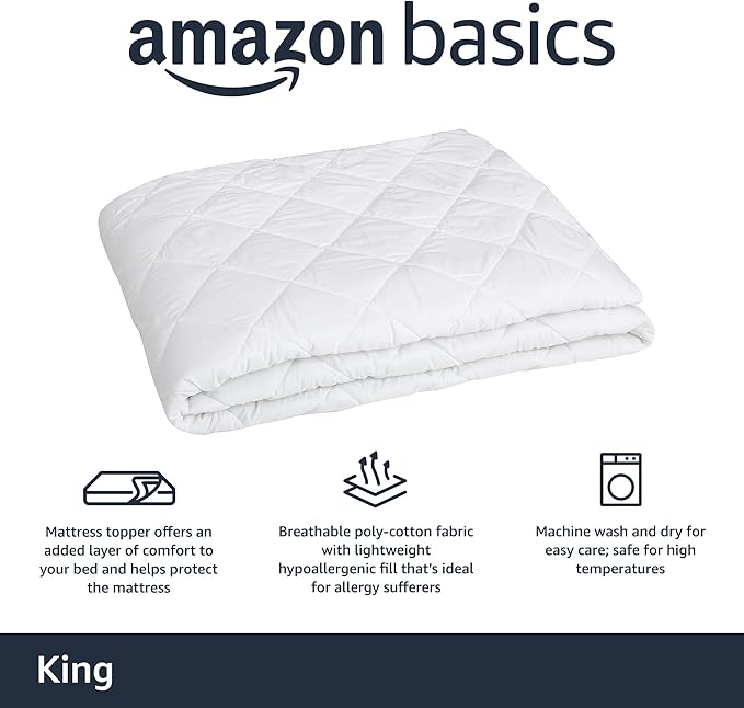 Hypoallergenic Mattress Pad - King