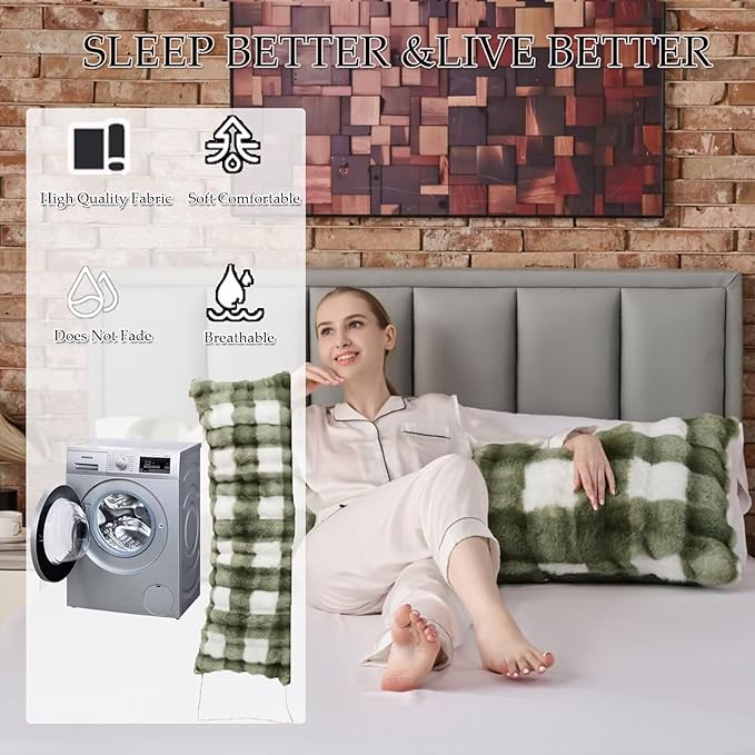 Memory Foam Orthopedic Body Pillow - Full - 20 x 54 in