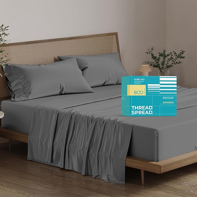 Cooling Bed Sheet Set - California King - 16 in Deep Pocket - 4 Piece