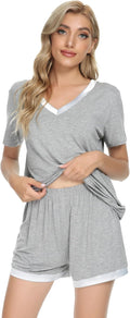 Women's Bamboo Cooling Pajama Set - Short Sleeve - 2 Piece
