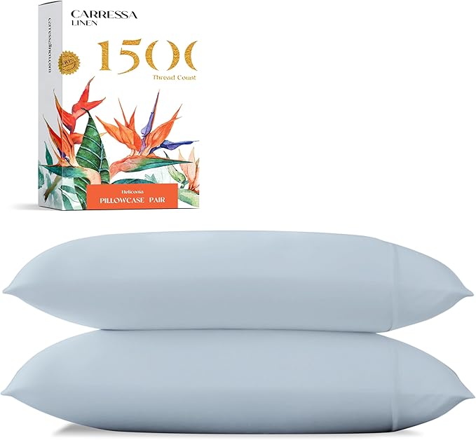 Linen Cooling Pillowcase Set - Queen - 2 Piece