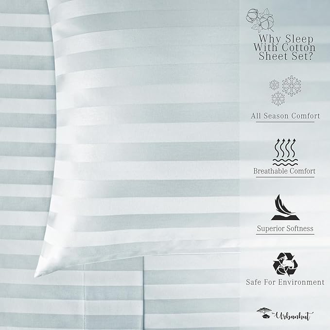 Bed Sheet Set - Twin - 16 in Deep Pocket - 4 Piece