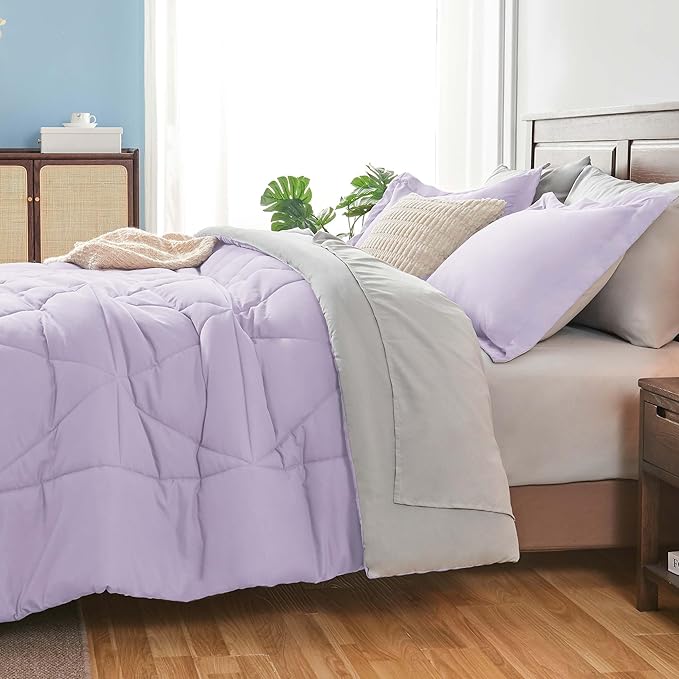 Microfiber Comforter Set - Queen - 7 Piece