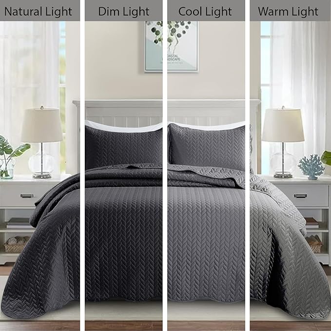 Microfiber Quilt Set - California King - 8 Pack