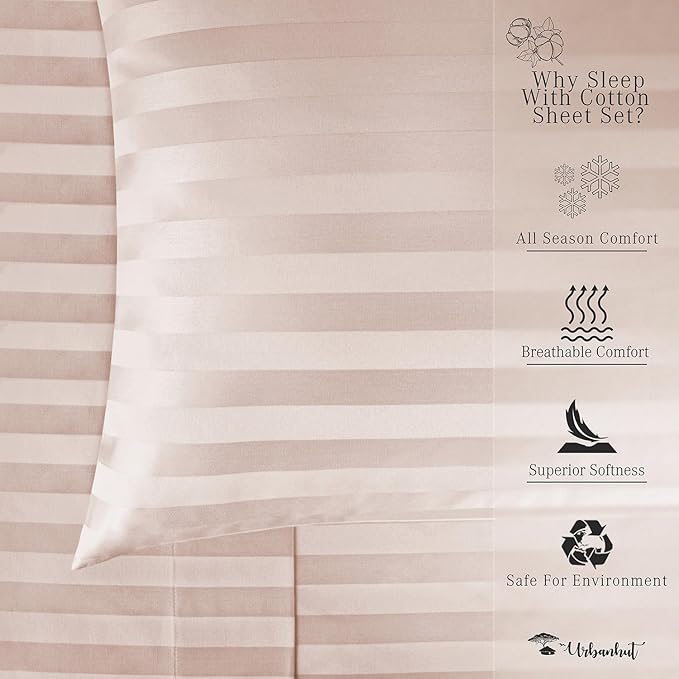 Bed Sheet Set - California King - 16 in Deep Pocket - 4 Piece
