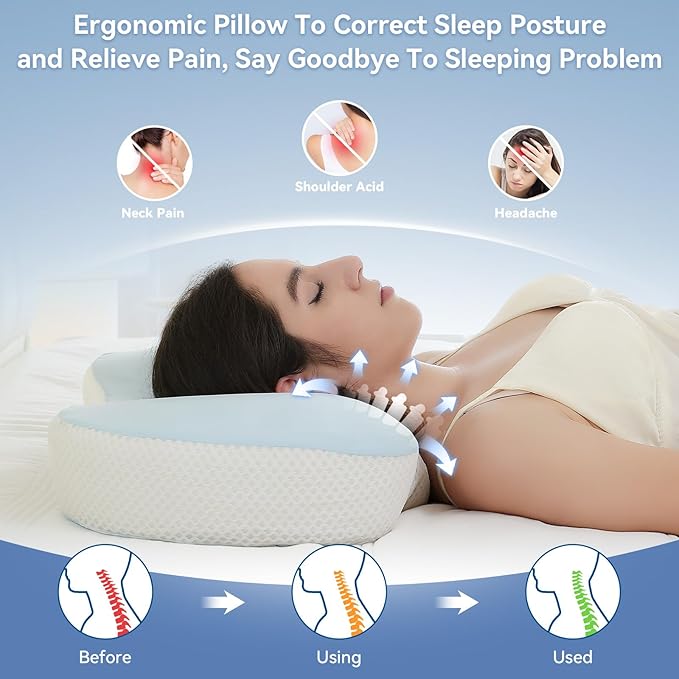 Memory Foam Orthopedic Bed Pillow