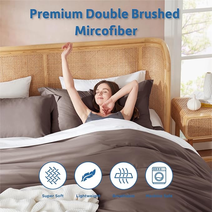 Down Alternative Duvet Cover Set - Twin - 3 Piece