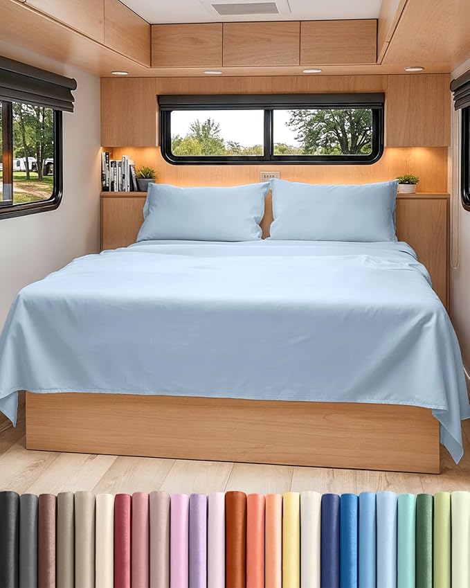 Cooling Bed Sheet Set - Queen - 4 Piece