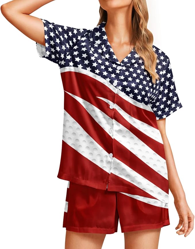 Women's Pajama Set - Short Sleeve - 2 Piece