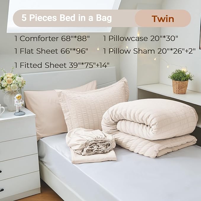 Comforter Set - Twin - 5 Piece