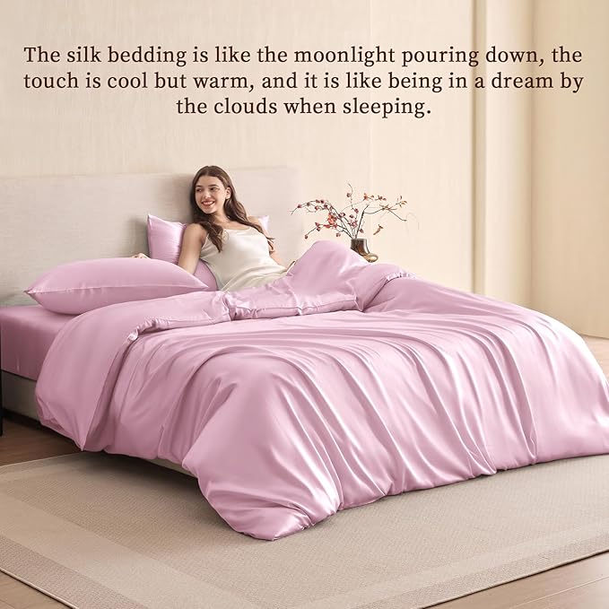 Mulberry Silk Cooling Duvet Cover - Full