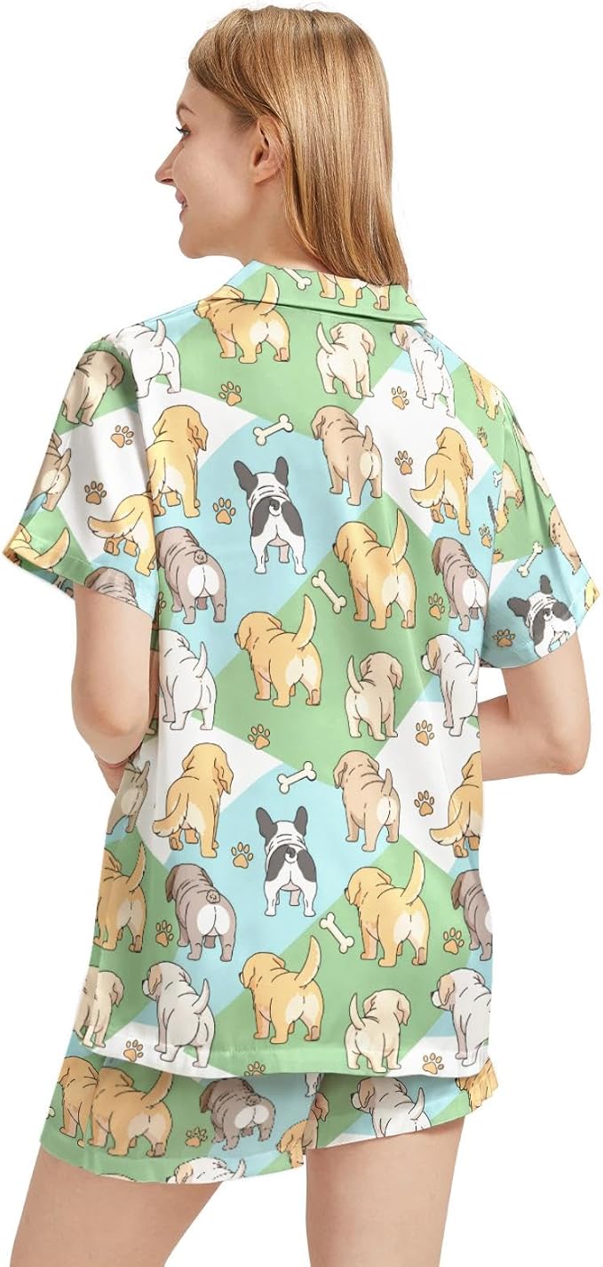 Women's Pajama Set - Short Sleeve - 2 Piece