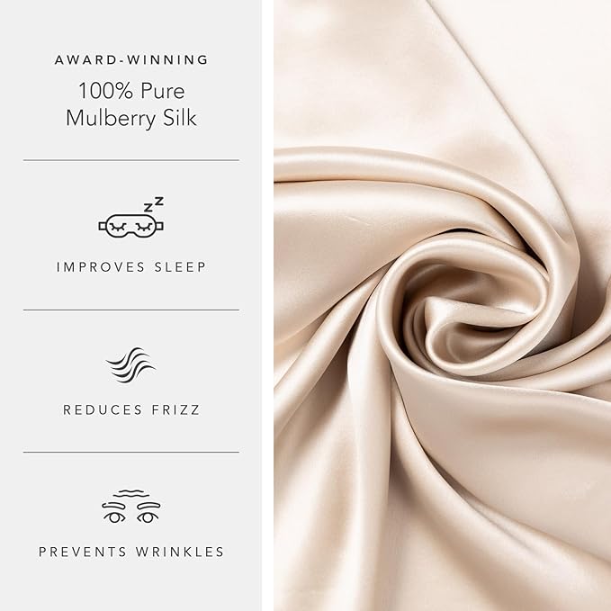 Mulberry Silk Pillowcase Set - King - 2 Pack
