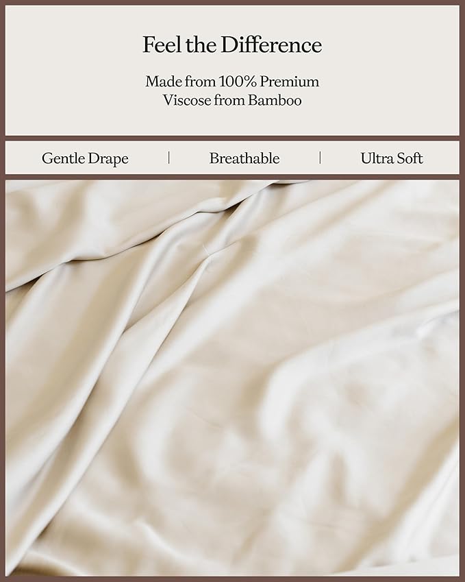 Bamboo Bed Sheet Set - California King - 4 Piece