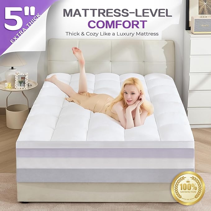 Memory Foam Mattress Topper - Twin
