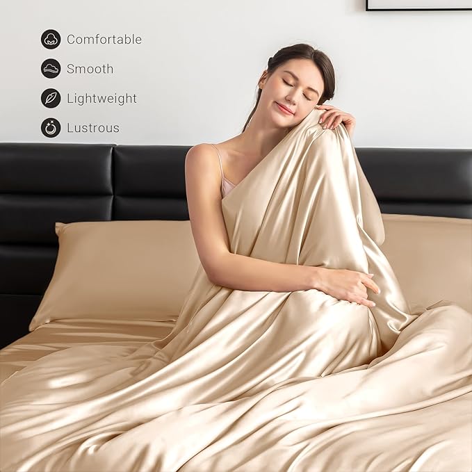 Mulberry Silk Cooling Duvet Cover - King