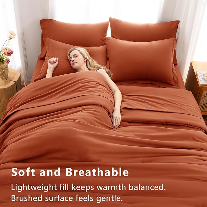 Down Alternative Comforter Set - Queen - 7 Piece