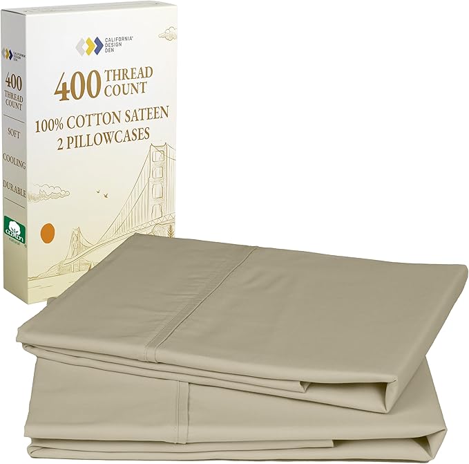 100% Cotton Pillowcase Set - Queen - 2 Piece