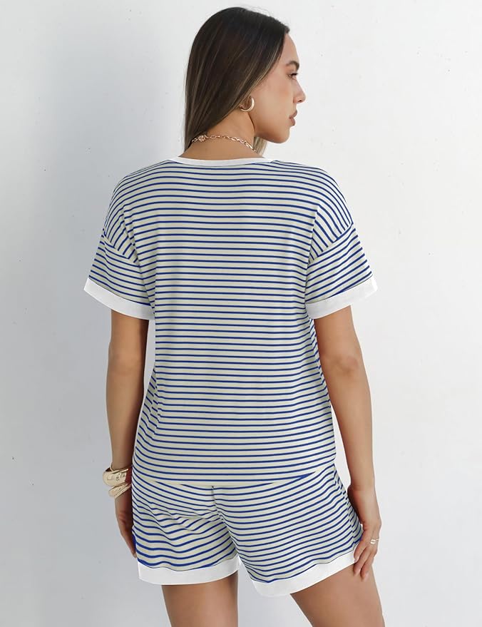 Shorts Pajama Set - Short Sleeve - 2 Piece