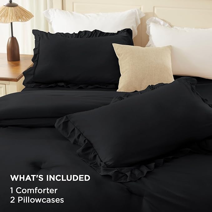 Microfiber Comforter Set - Full - 79 x 90 in - 3 Piece