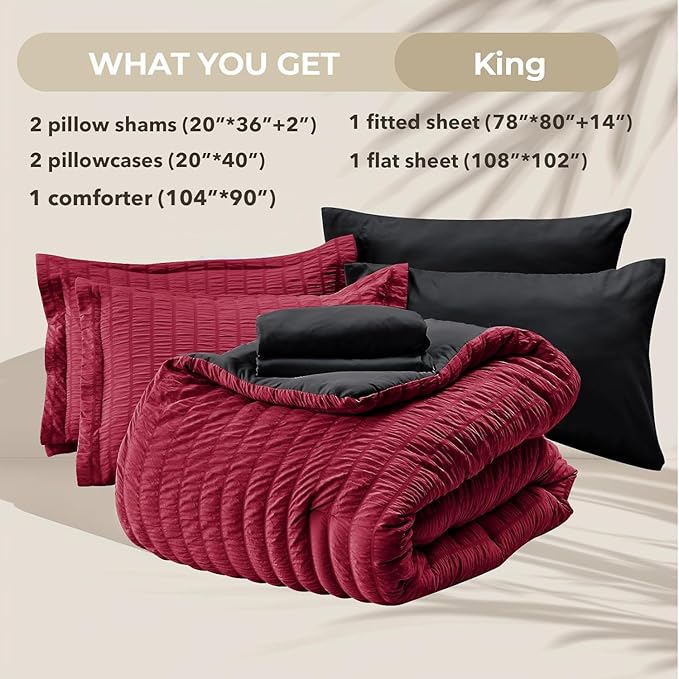 Comforter Set - King - 7 Piece