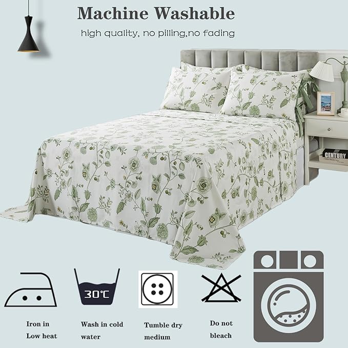 Bed Sheet Set - Full - 4 Piece
