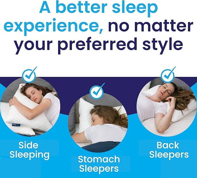 Memory Foam Bed Pillow - Queen