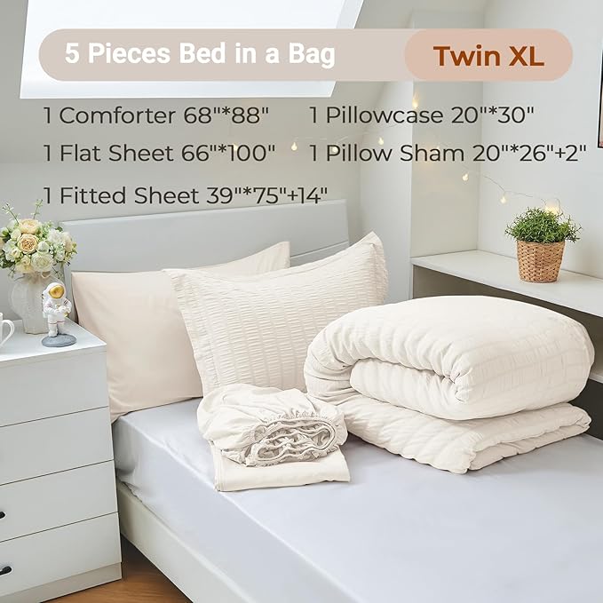 Comforter Set - Twin XL - 5 Piece
