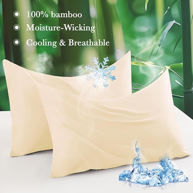 Bamboo Cooling Pillowcase - King