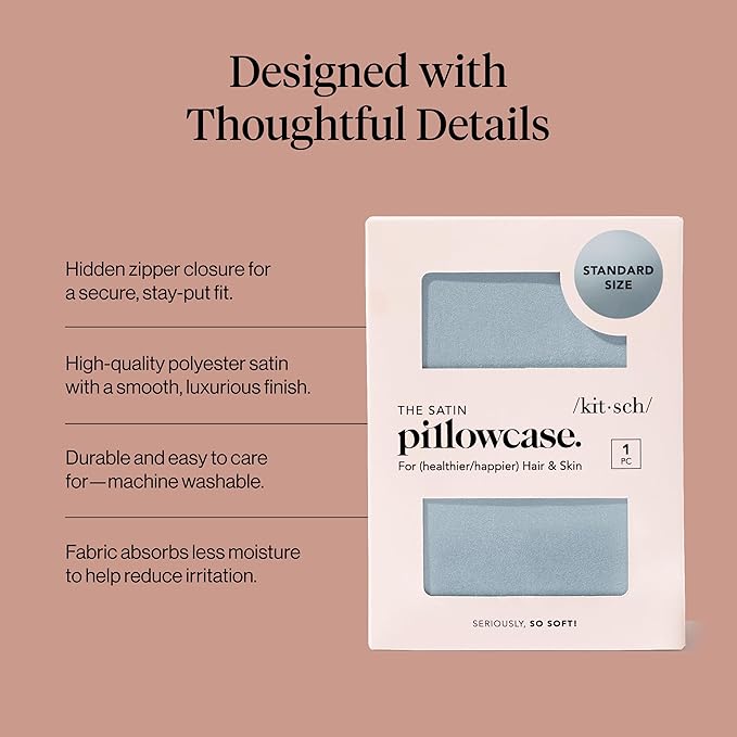 Satin Cooling Pillowcase - Queen