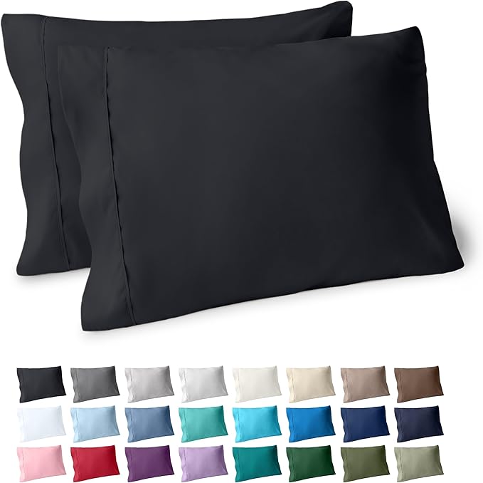 Microfiber Hypoallergenic Pillowcase Set - King - 2 Piece